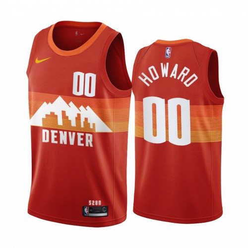 Official DEN NBA Swingman Jersey #00 Markus Howard 2020 City - Red