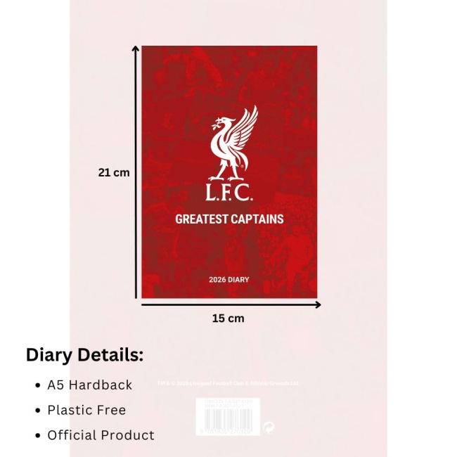 Diary 2026 Liverpool Historic Club Heritage Jersey - 2025-2026