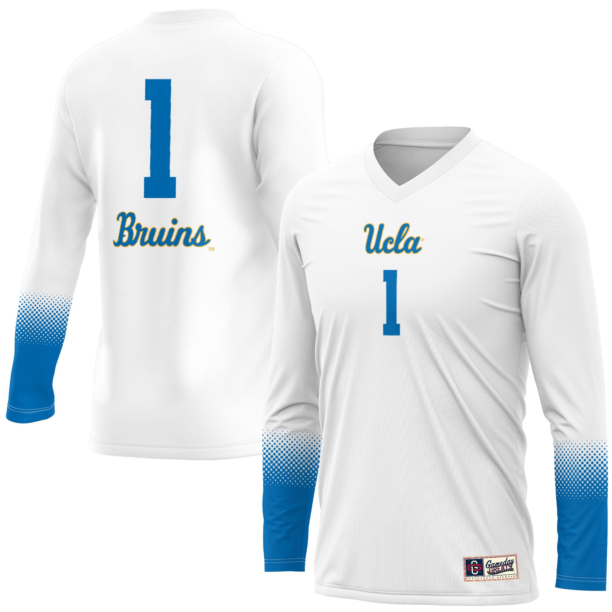 #1 UCLA Bruins GameDay Greats Unisex Lightweight Volleyball Jersey - White