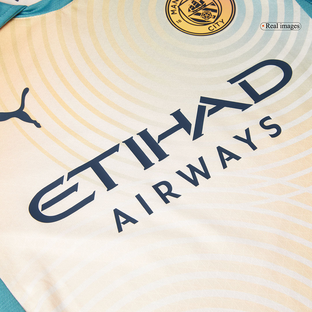 Player Version Manchester City Fourth Away Soccer Jersey 2024/25- Defi