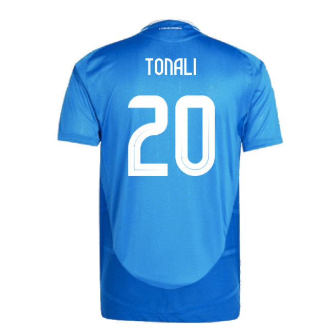 2024-2025 Italy Authentic Home Shirt (Tonali 20) Euro Worldcup