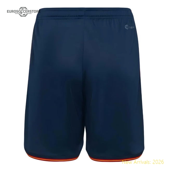 2022-2023 Spain Home Shorts (Navy) - Kids