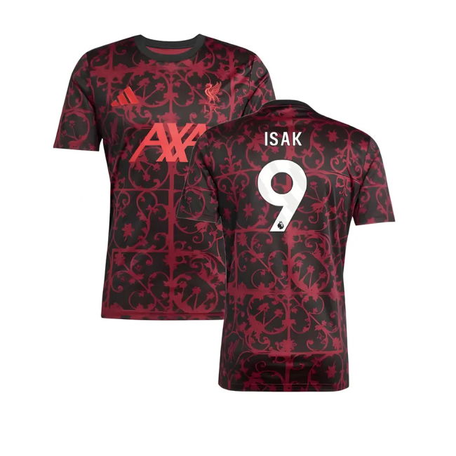 2025-20 Liverpool Authentic Home Soccer Jersey Isak 9 L M S_717