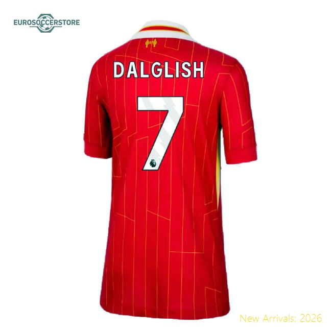 2024-2025 Liverpool Kids Premium Dalglish Jersey Drycell
