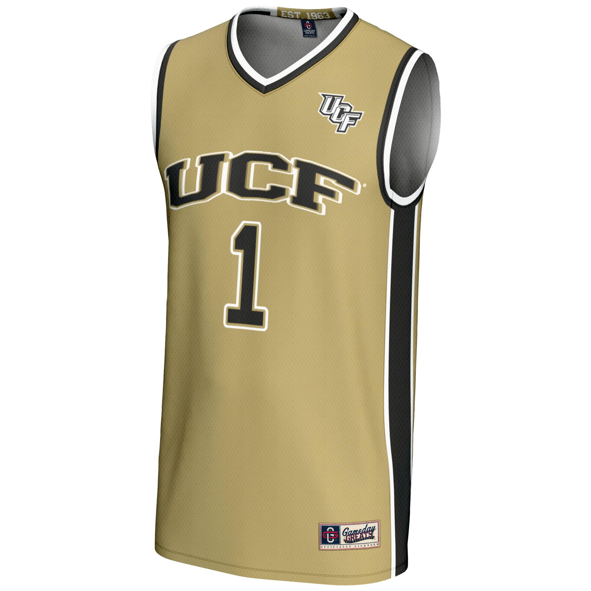 [DDG] UCF Knights GameDay Greats Unisex Lightweight Basketball Jersey - Gold
