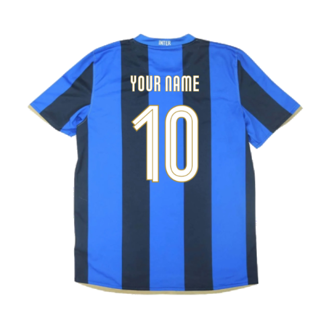 Superior Inter Milan 2008-09 Home Shirt ((excellent) S) (your Name)