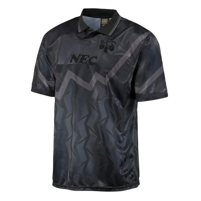 Stylish Everton Everton 1990 Black Out Retro Football Shirt for Mat...