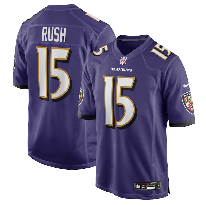None Cooper Rush BAL Ravens Classic Professional Jersey Game Day Wear