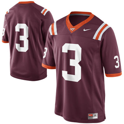 Men's None #3 Game Football Game 2024 authentic comfortable Jersey