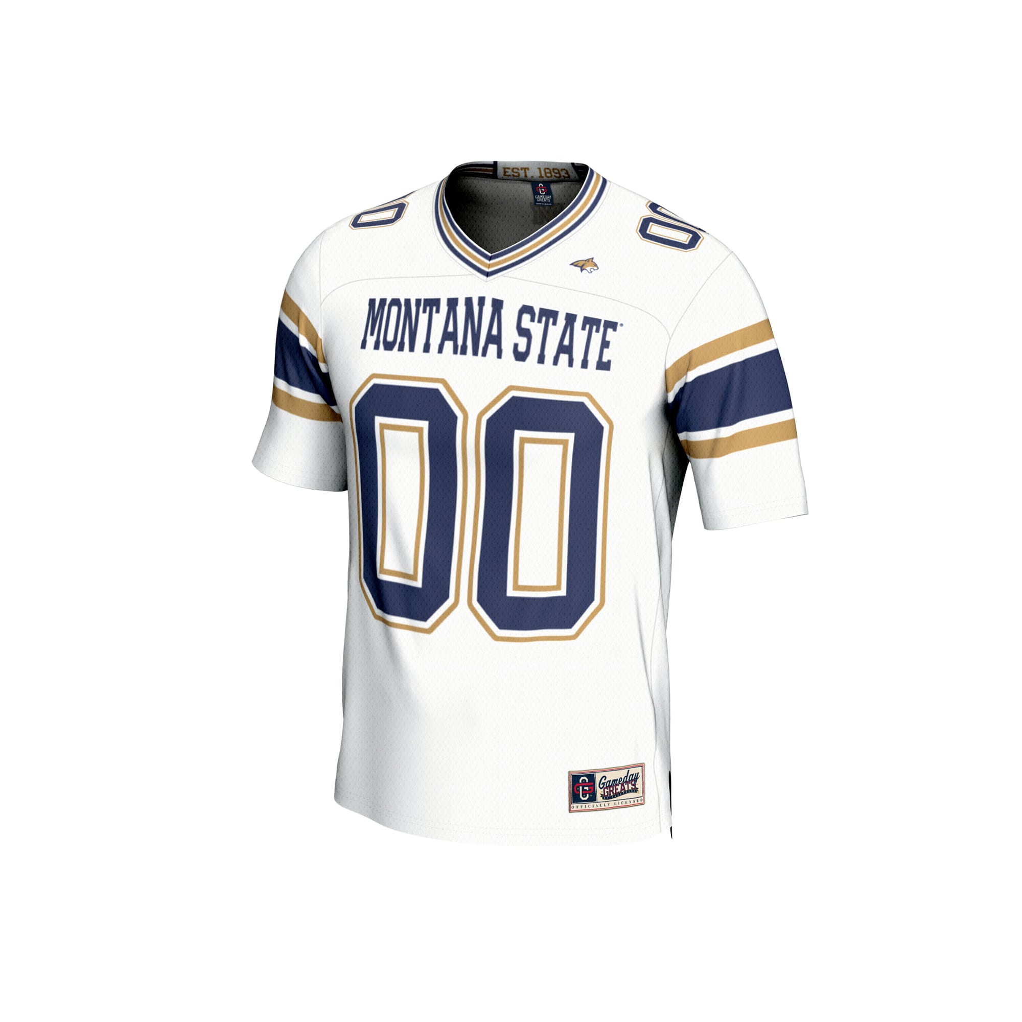 Montana State Bobcats GameDay Greats Unisex Lightweight Football Fashion 2026/2027 Football Jersey - White