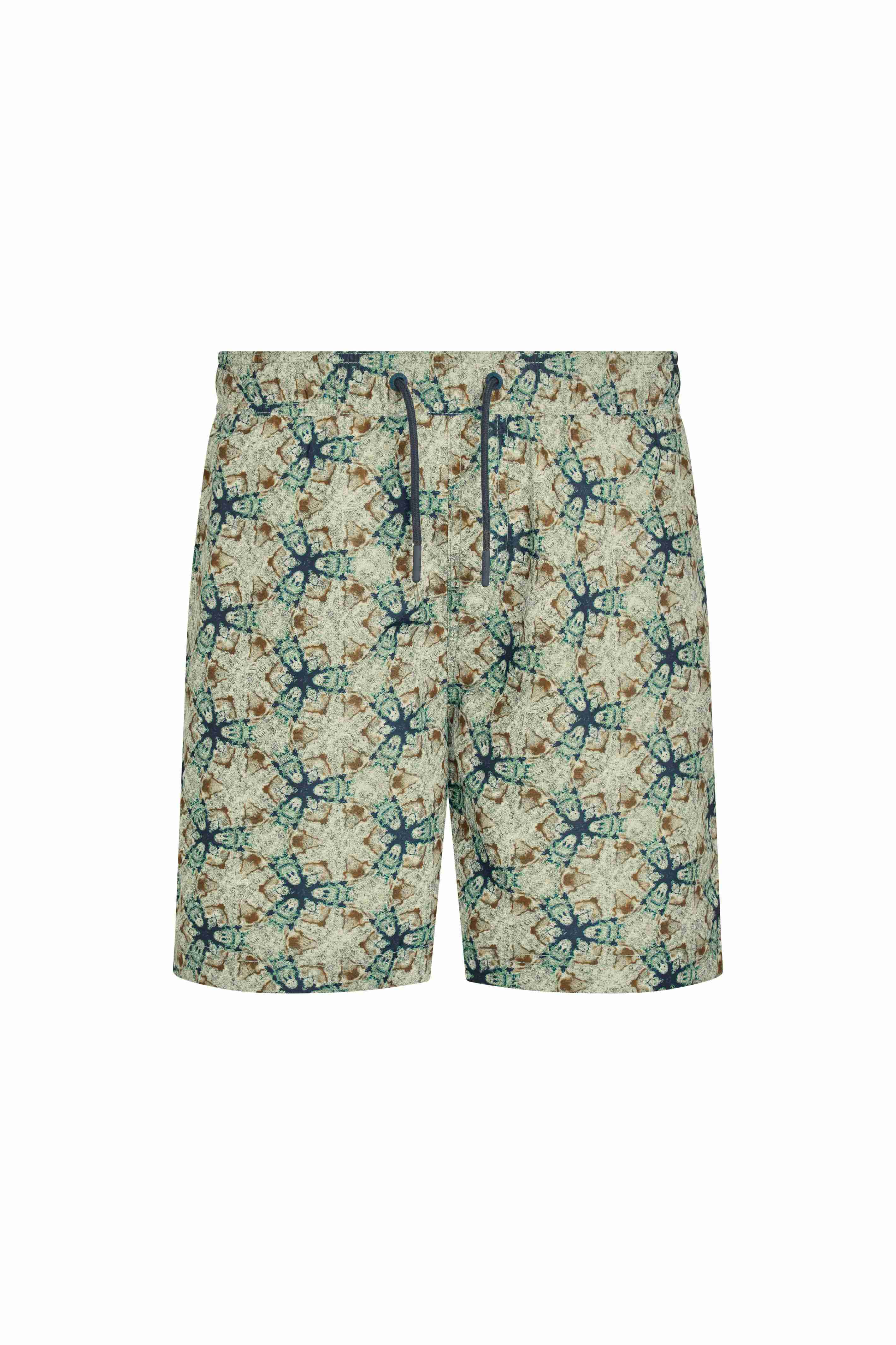 Orcha Printed Swim Shorts Aqua Marine