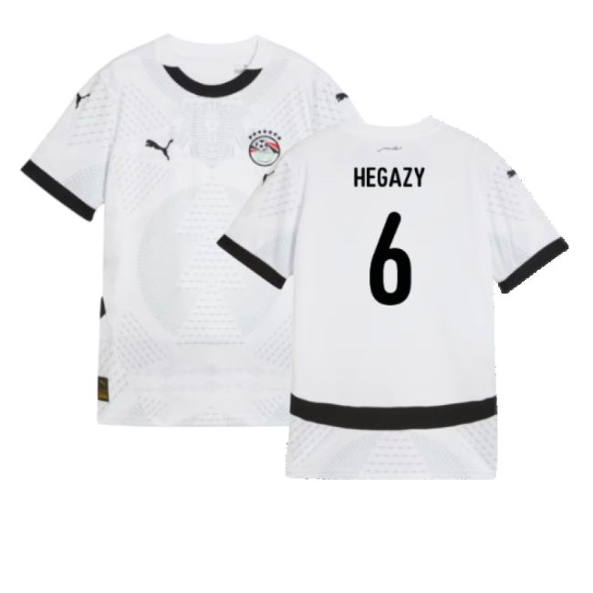 Egypt Kids 20242025 Away Durable Jersey Aeroready Quickdry