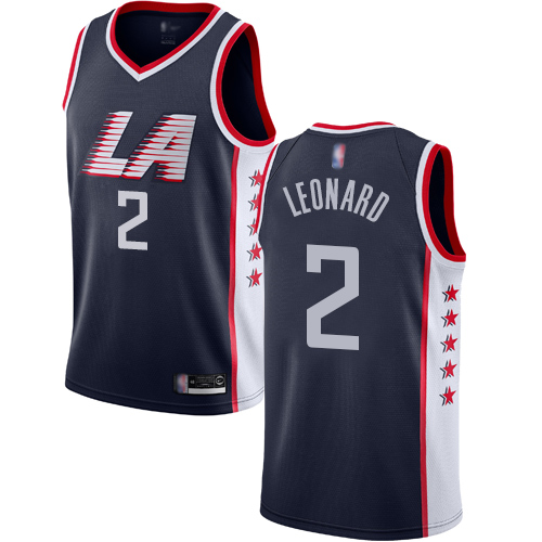 Performance LAC #2 Kawhi Leonard 2018 City NBA Swingman Jersey Green