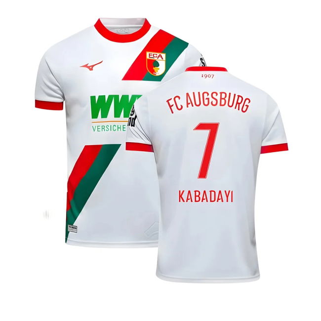 Football Fc Augsburg Home Shirt Kabadayi #7 Ultra Comfort True Fre...