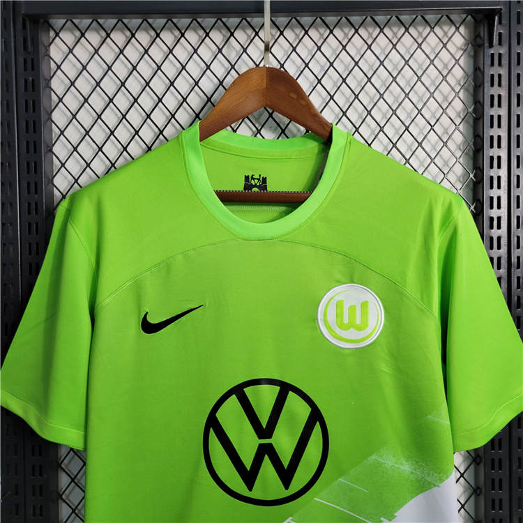 Wolfsburg 2324 Home Soccer Jersey Football Shirt - Official Replica