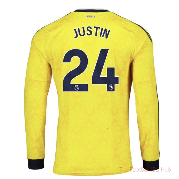 Matchday Leeds Away Long Sleeve 2026-2027 Shirt (Justin 24)