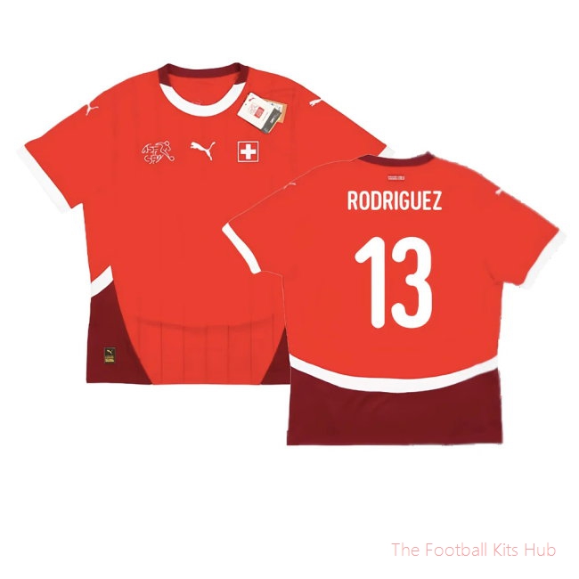 2024-2025 Switzerland Home Shirt (Rodriguez 13)