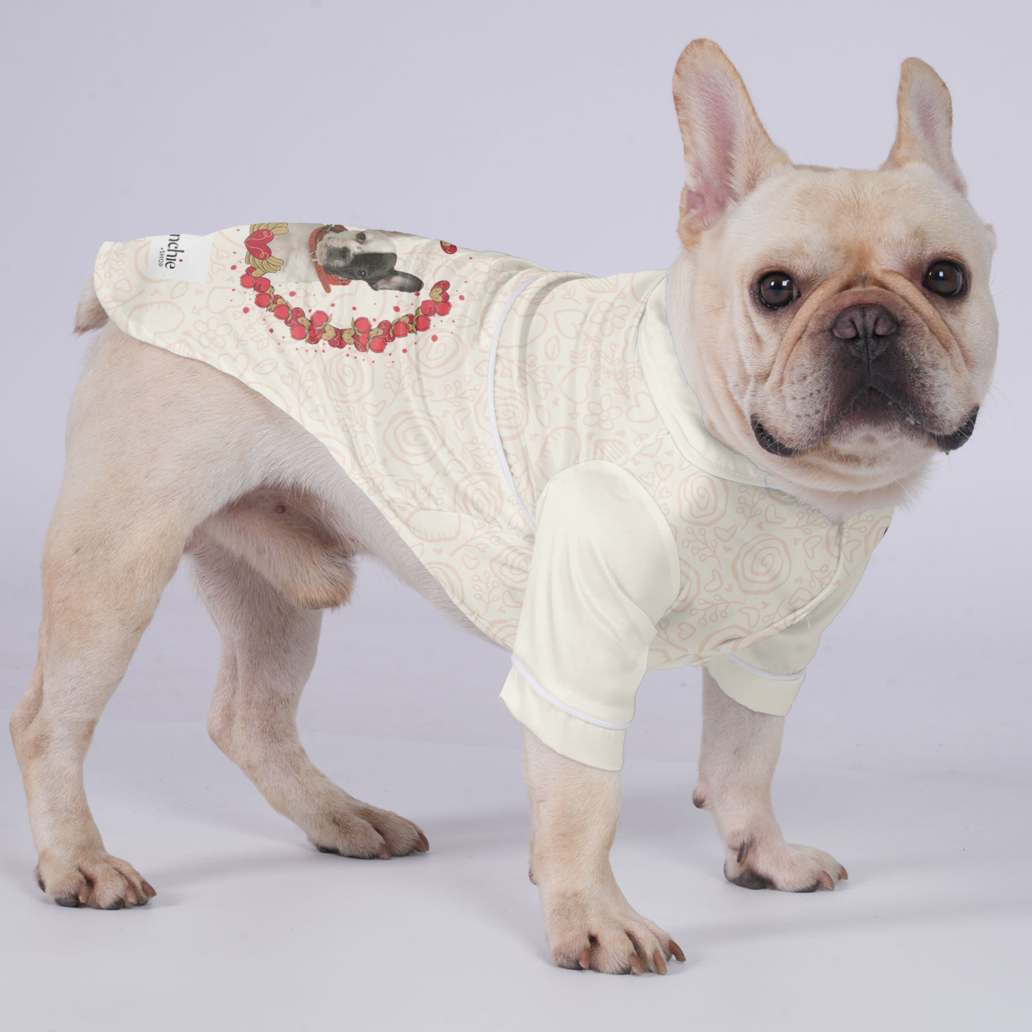 Street-Ready Custom French Bulldog Pajamas With Your Frenchie's Photo...