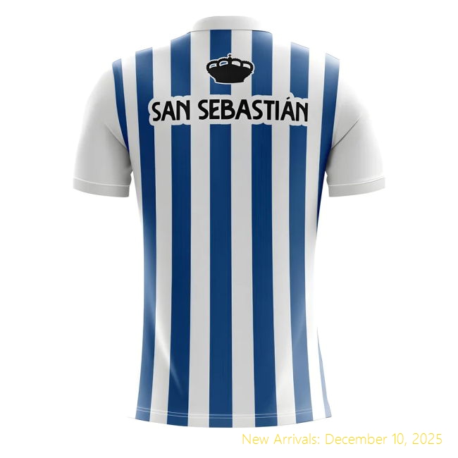 Official Real Sociedad 2025-2026 Home - Soccer Jersey - Team Spirit