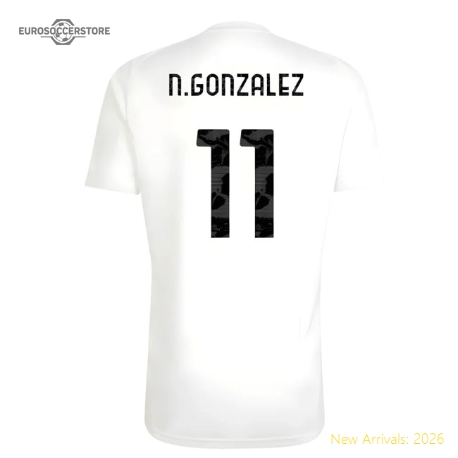 2025-2026 Black And Whites Training Tee (white) (ngonzalez 11)