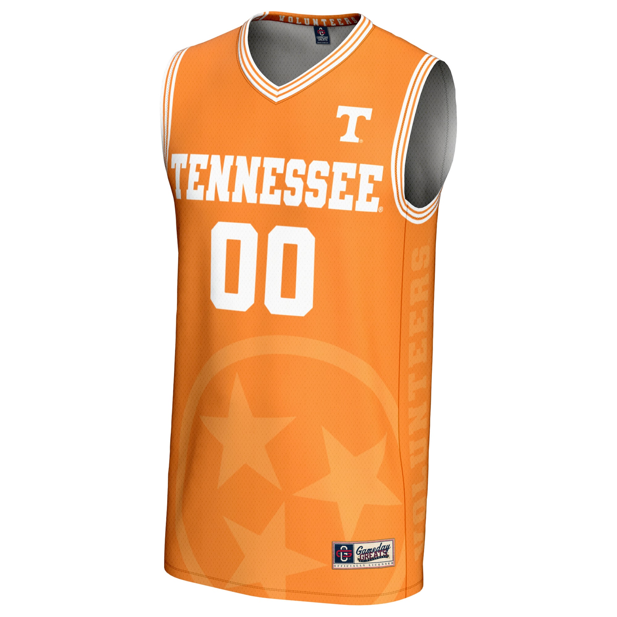 [DDG] Tennessee Lady Vols GameDay Greats Unisex NIL Pick-A-Player Women's Basketball Lightweight Icon Print Jersey - Tennessee Orange