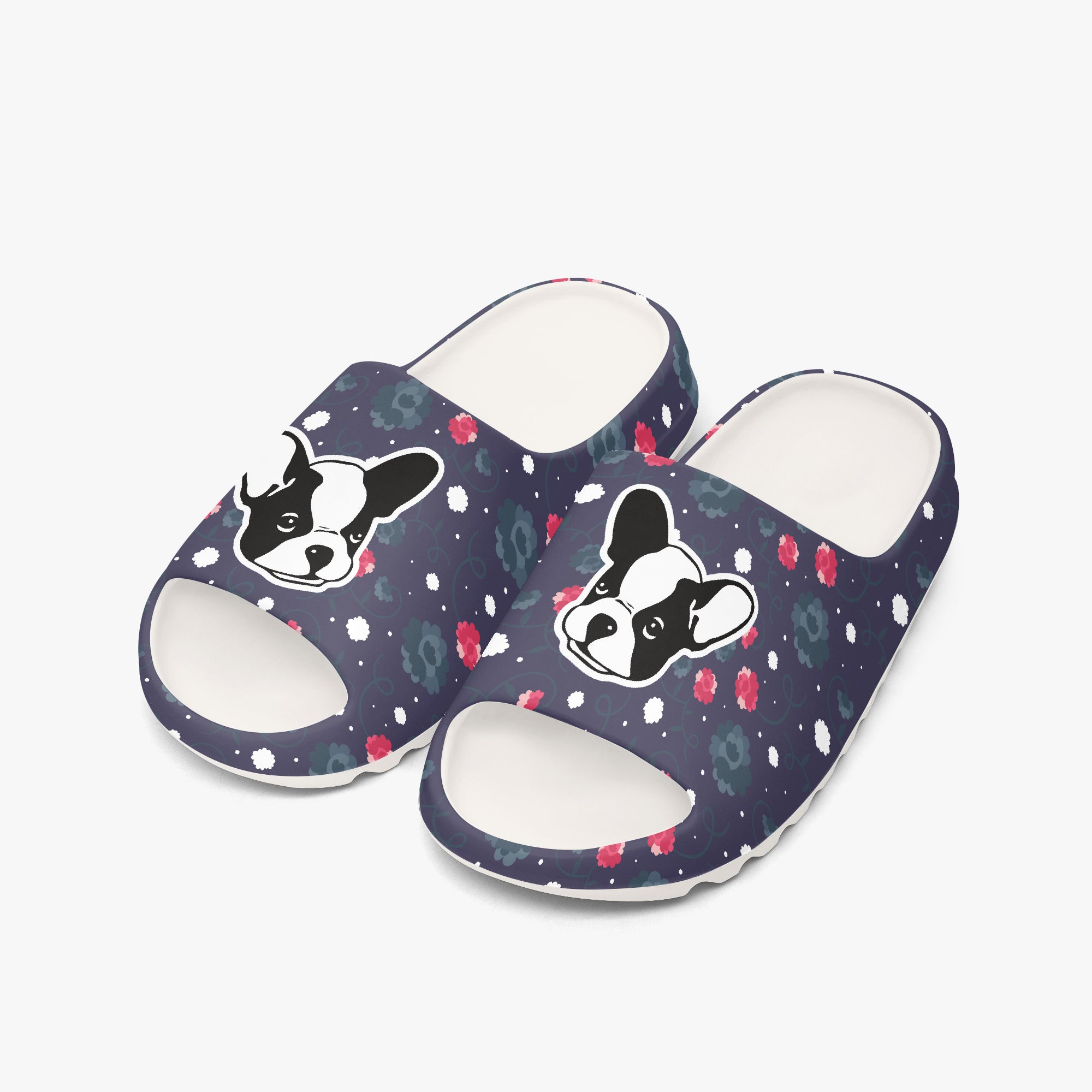 French Bulldog Camille Slide Sandals Comfy Pet Product