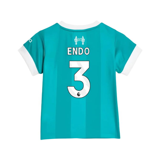 2025-20 Liverpool Official Third Football Kit Endo #3 L M