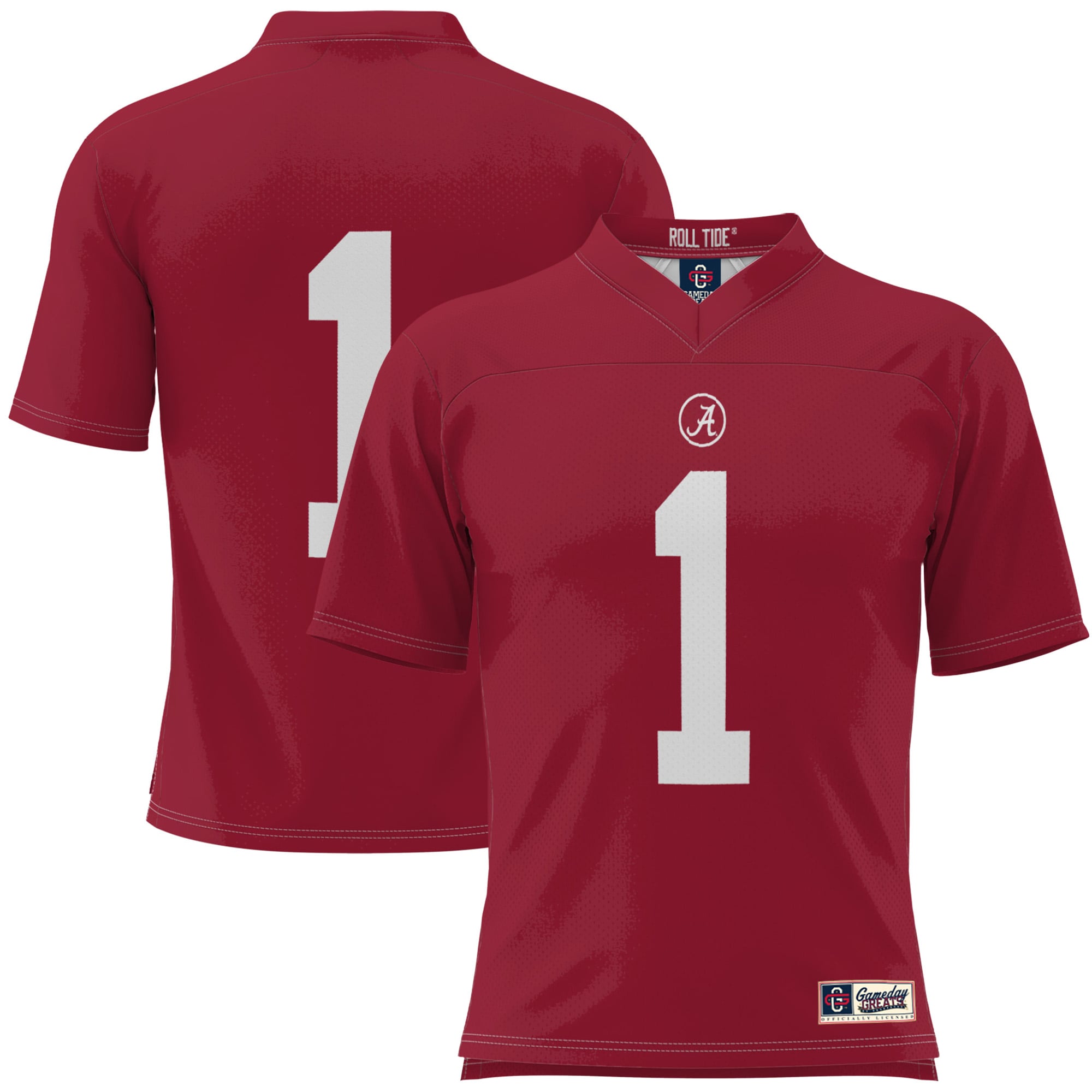 Youth #1 Crimson Alabama Crimson Tide Football Jersey