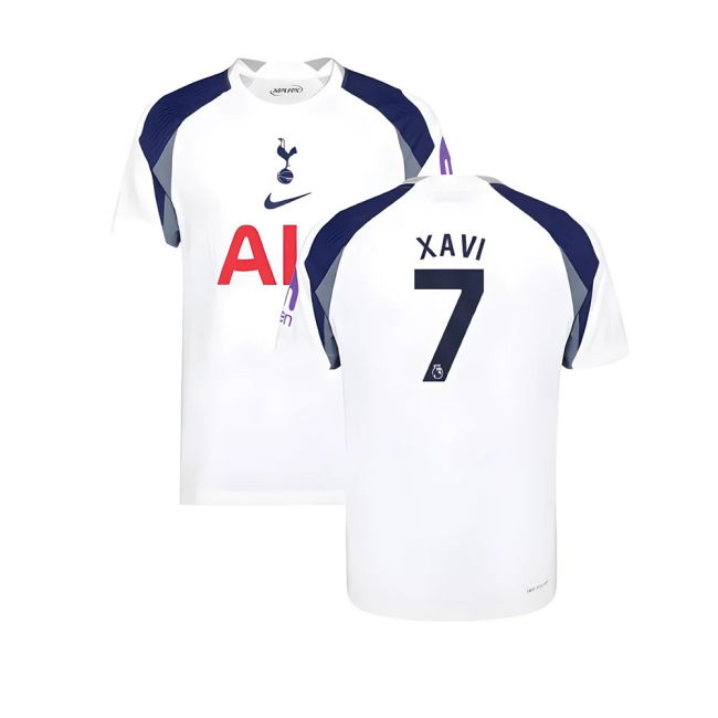 2025-20 Tottenham Puma Home Football Jersey Xavi 7 M S