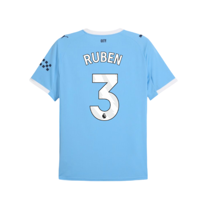Man City Genuine 2025-2026 Man City Home Shirt (Ruben 3)