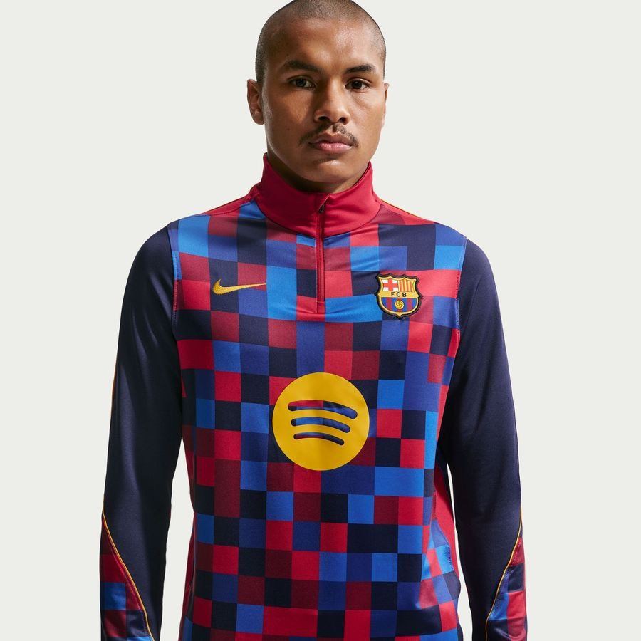 [EFKS] Barcelona Dri FIT Strike Noble Red/Blackened Blue/Mineral Training Yellow