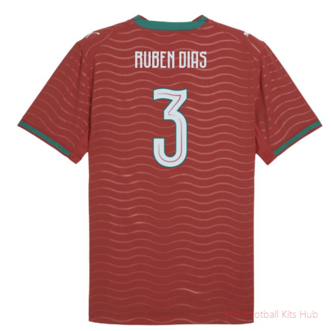 [JED] 2026/27 Portugal Authentic Home Shirt (Ruben Dias 3)