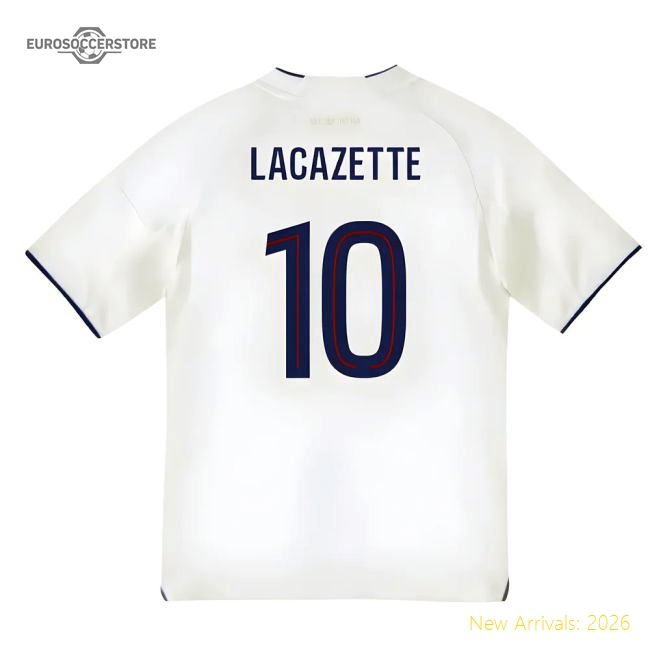 2025-2026 Olympique Lyon Home Shirt (kids) (lacazette 10)