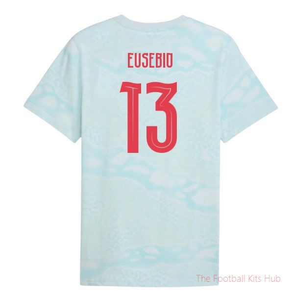 2026-2027 Portugal FtblCulture Tee AOP (Sea Glass) (Eusebio 13)