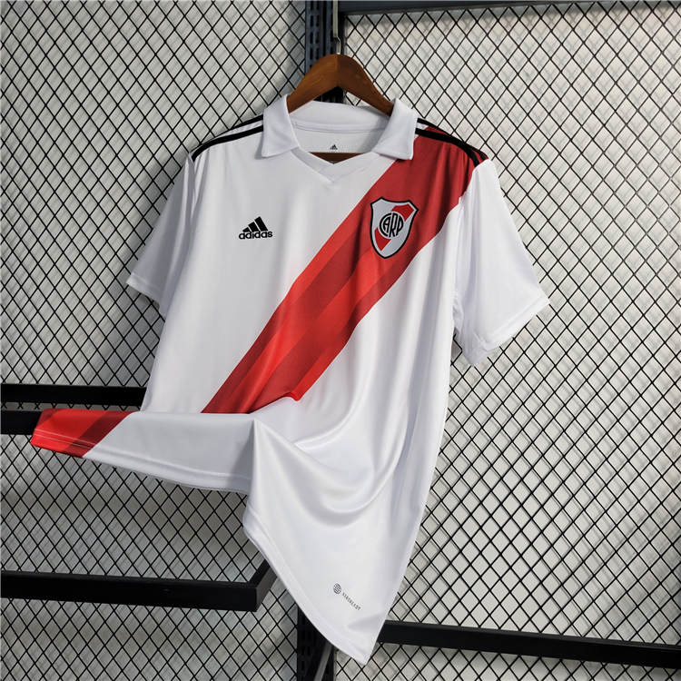 River Plate 2324 Home White Soccer Jersey Footbal Shirt - Official