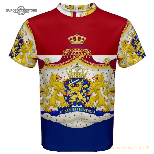 Netherlands Coat Of Arms Sublimated Sports Stadium Edition Jersey
