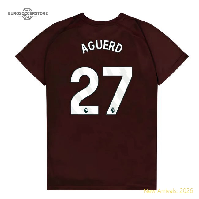 West Ham United Poly T-shirt (claretblue) - Kids (aguerd 27)