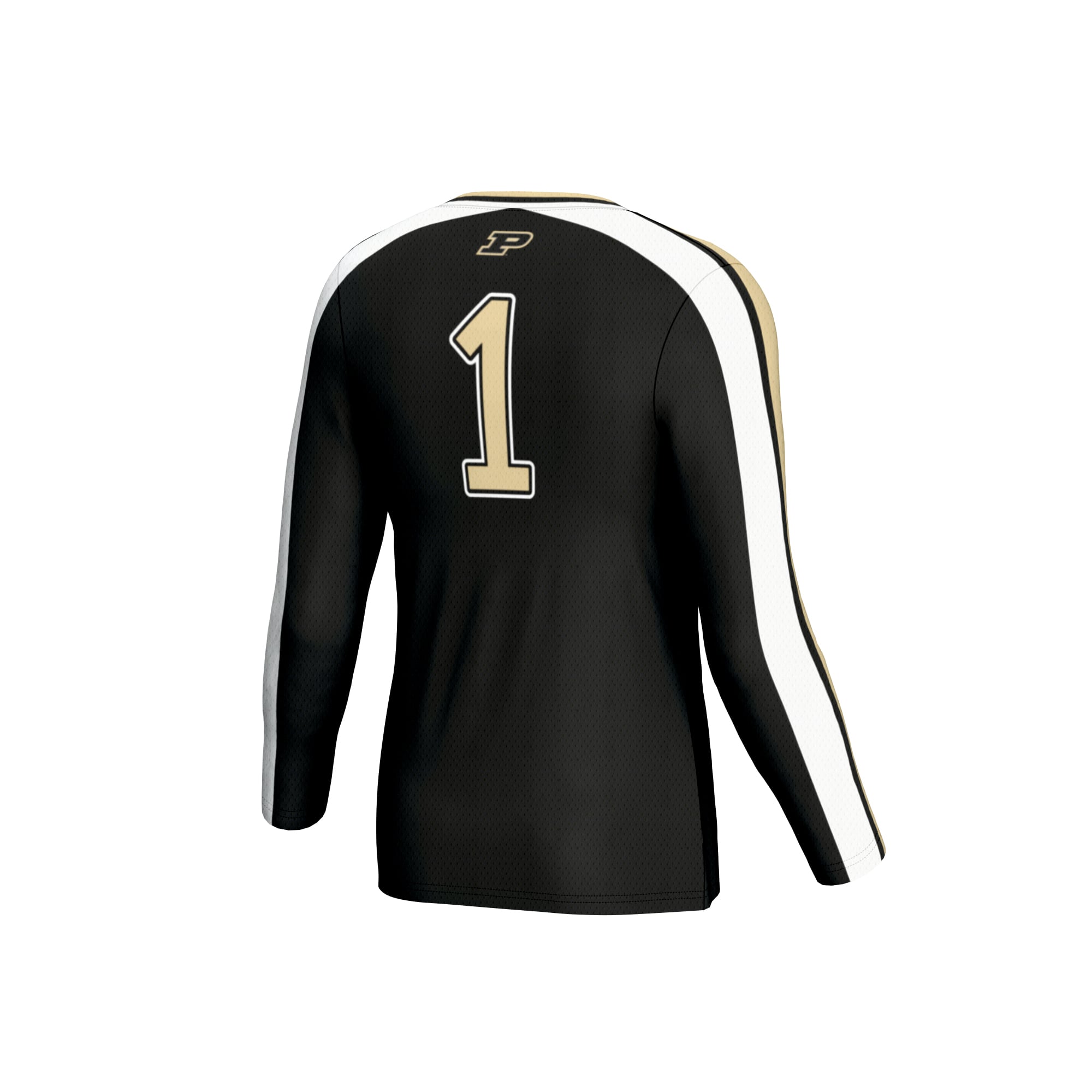 Purdue Boilermakers GameDay Greats Unisex #1 Lightweight Volleyball Fashion Jersey - Black