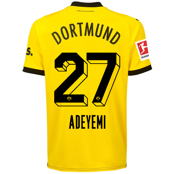 Borussia Dortmund Adeyemi 2023-2024 Bun Home Jersey – Authentic Shirt