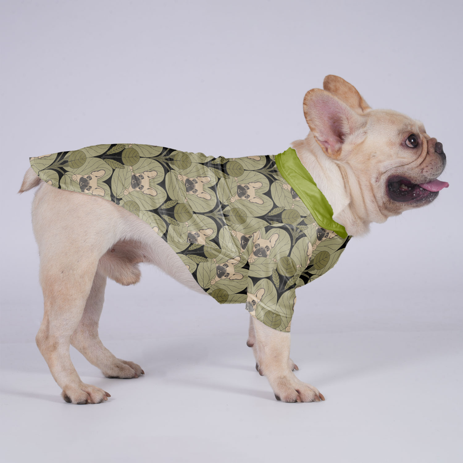 Street-Ready Shadow - Hawaiian Shirt For Frenchies for Daily Life