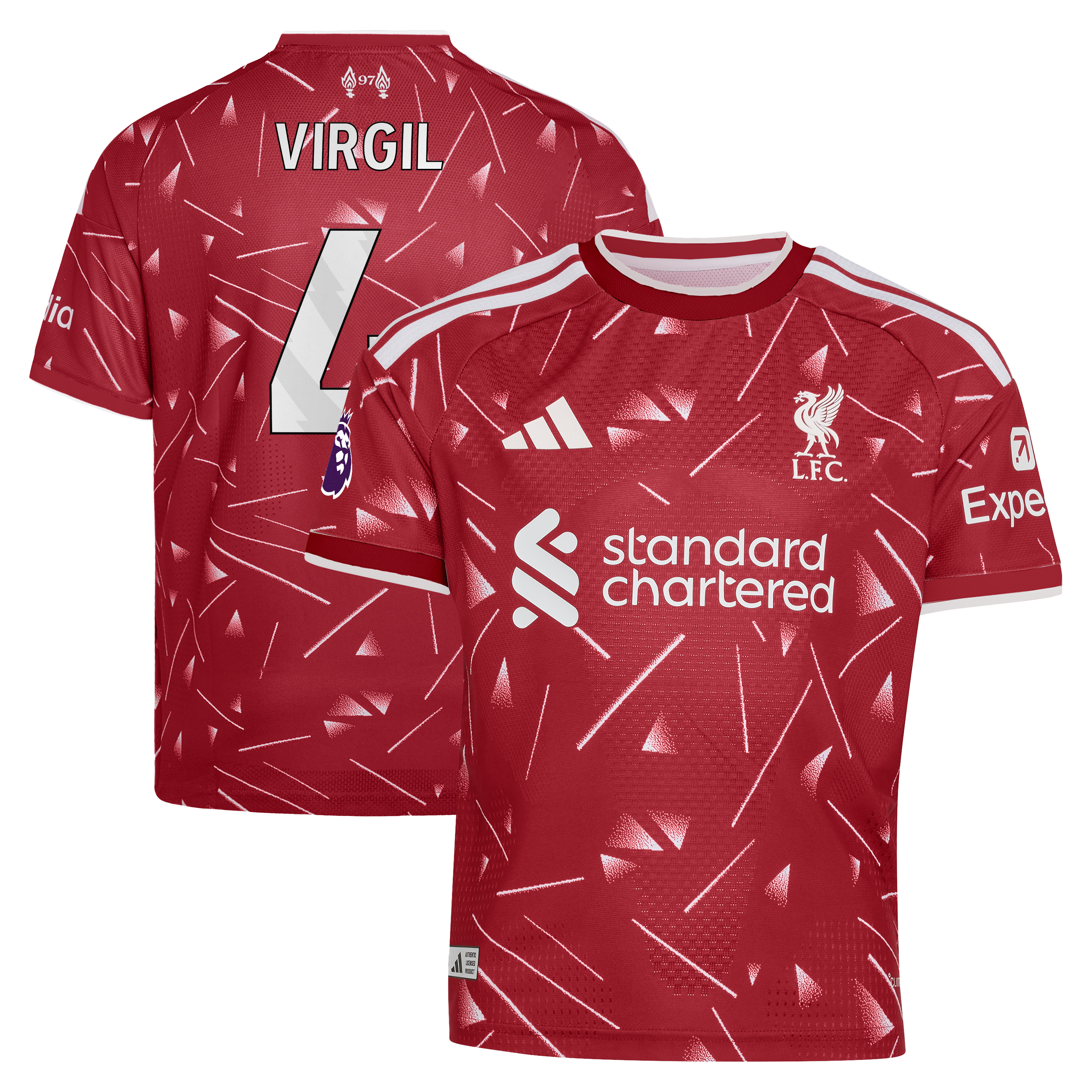 [JED] Virgil van Dijk Liverpool Youth 2026/27 Home On-Field Authentic Jersey - Red