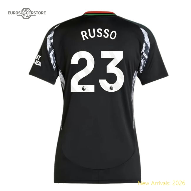 Refined Arsenal Womens Jersey Russo 2024-2025 Drycell Quick-dry