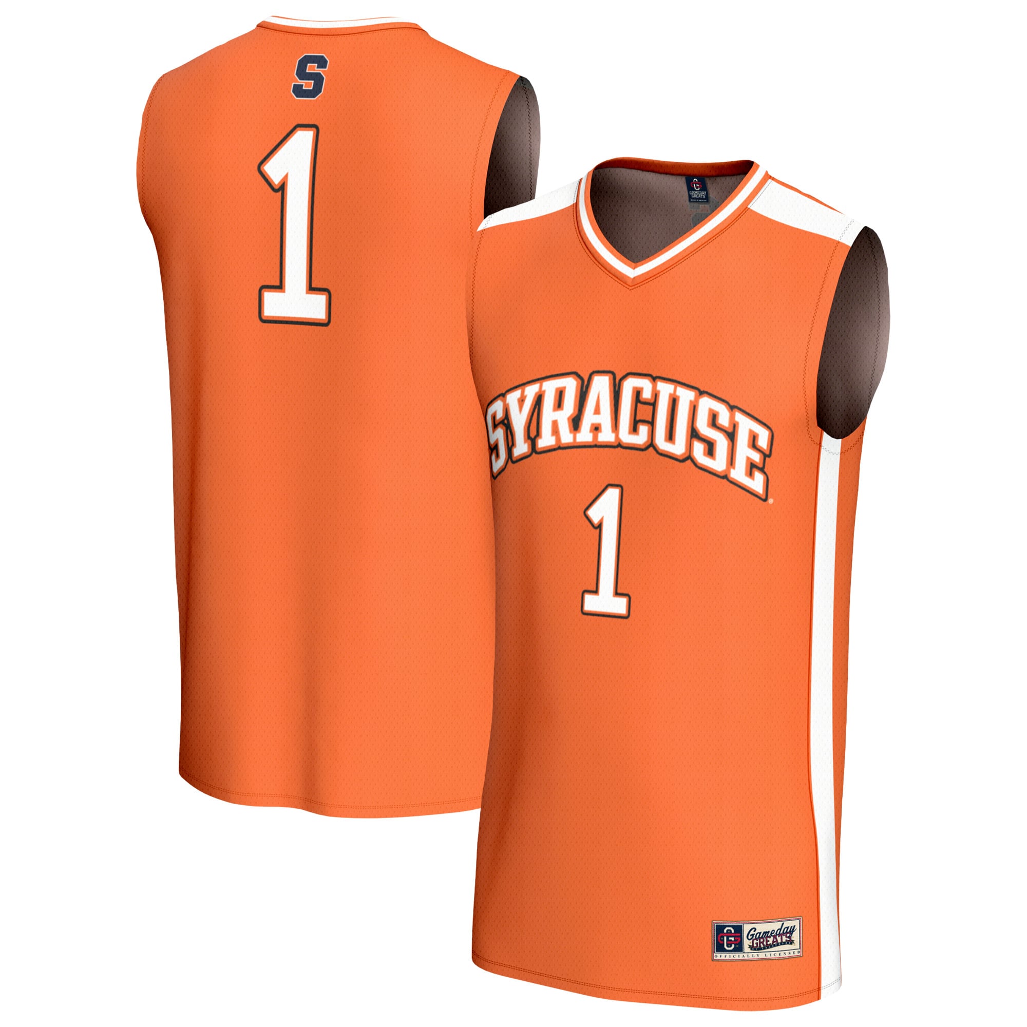 #1 Syracuse Orange GameDay Greats Youth Lightweight Collegiate Basketball Fashion Jersey - Orange