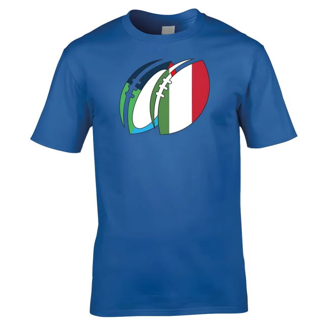 Italy Rugby Ball T-Shirt Performance Worldcup Holland Premium