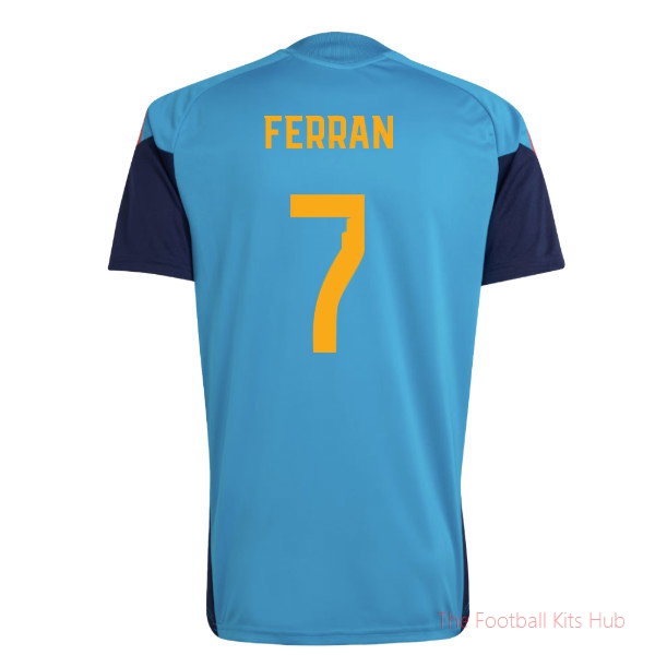[SD] 2026/27 Spain Training Jersey (Bold Aqua) (Ferran 7)