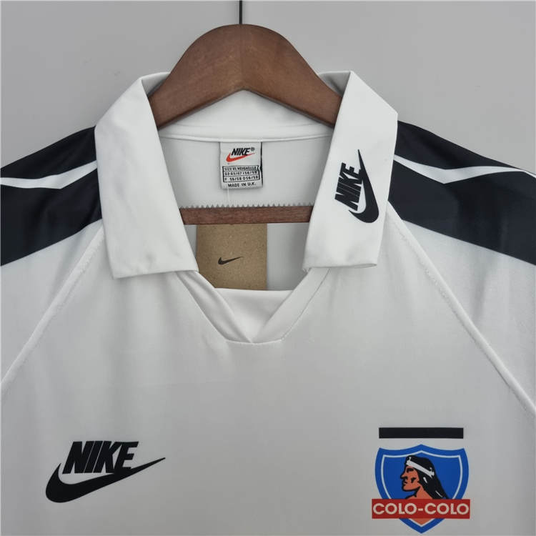 Breathable Colo-Colo Retro Soccer Jersey 1995 Home Football Shirt