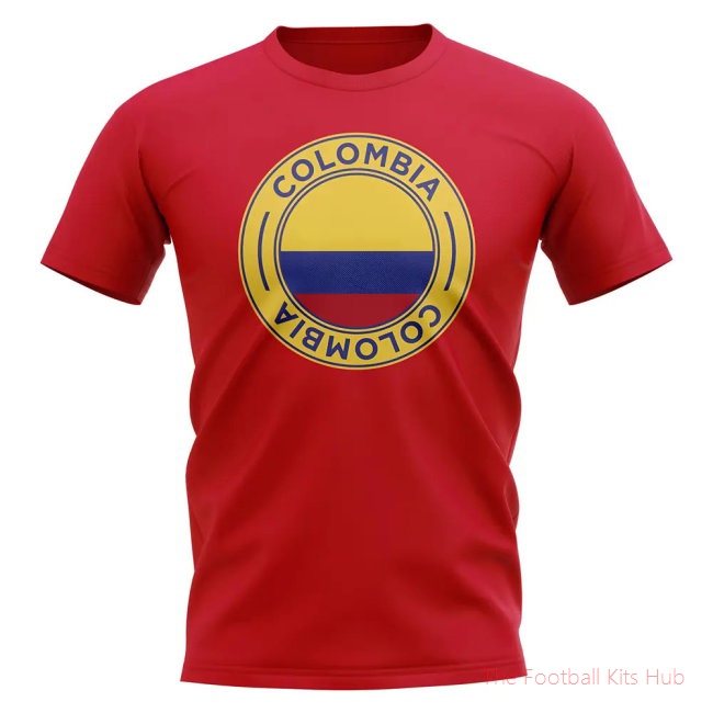 Colombia Football Badge T-Shirt (Red)
