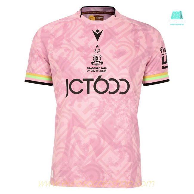 2025-2026 Bradford City Alternative Shirt (Pink)