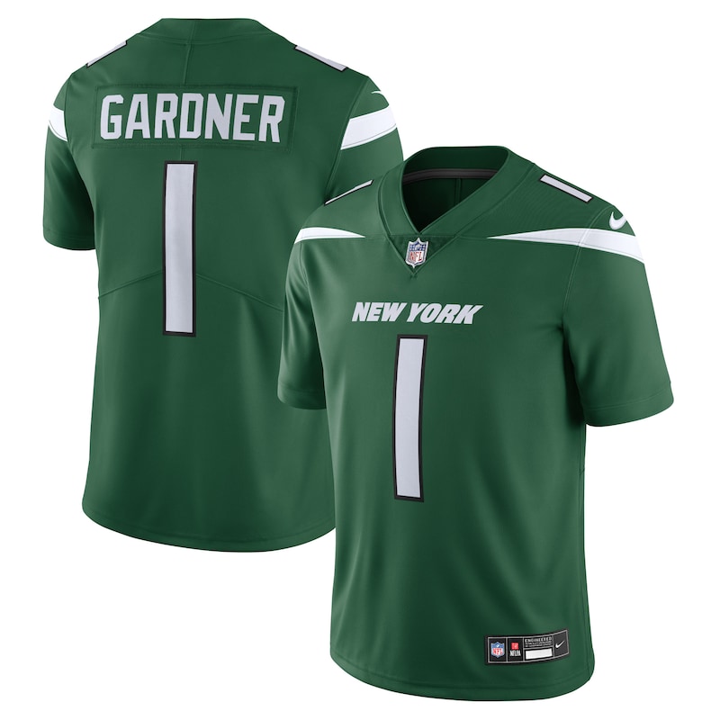 None Ahmad Sauce Gardner NY Jets Retro Authentic Jersey Game Day Wear