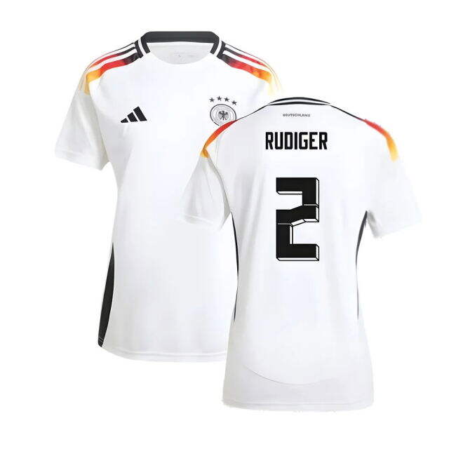 Wholesale 2024-2025 Germany Home Shirt (Ladies) (Rudiger 2) Fashionable